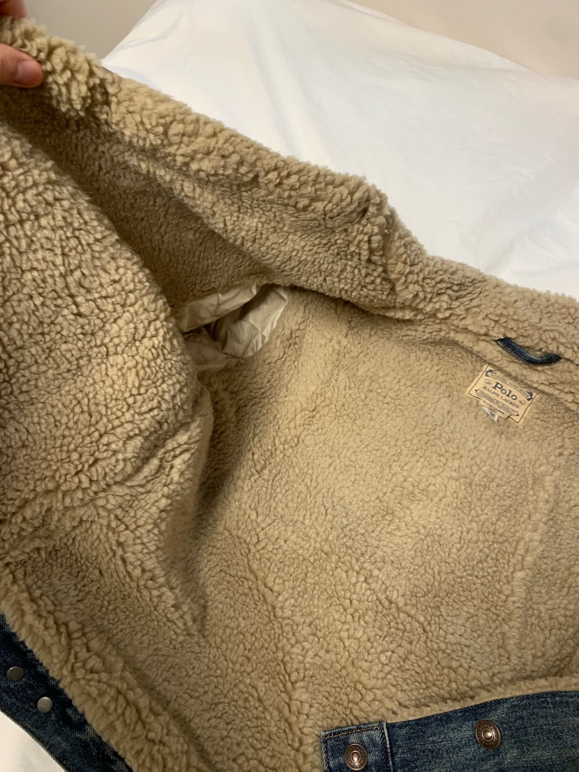 폴로 데님 기모안감 자켓 s 상품이미지6