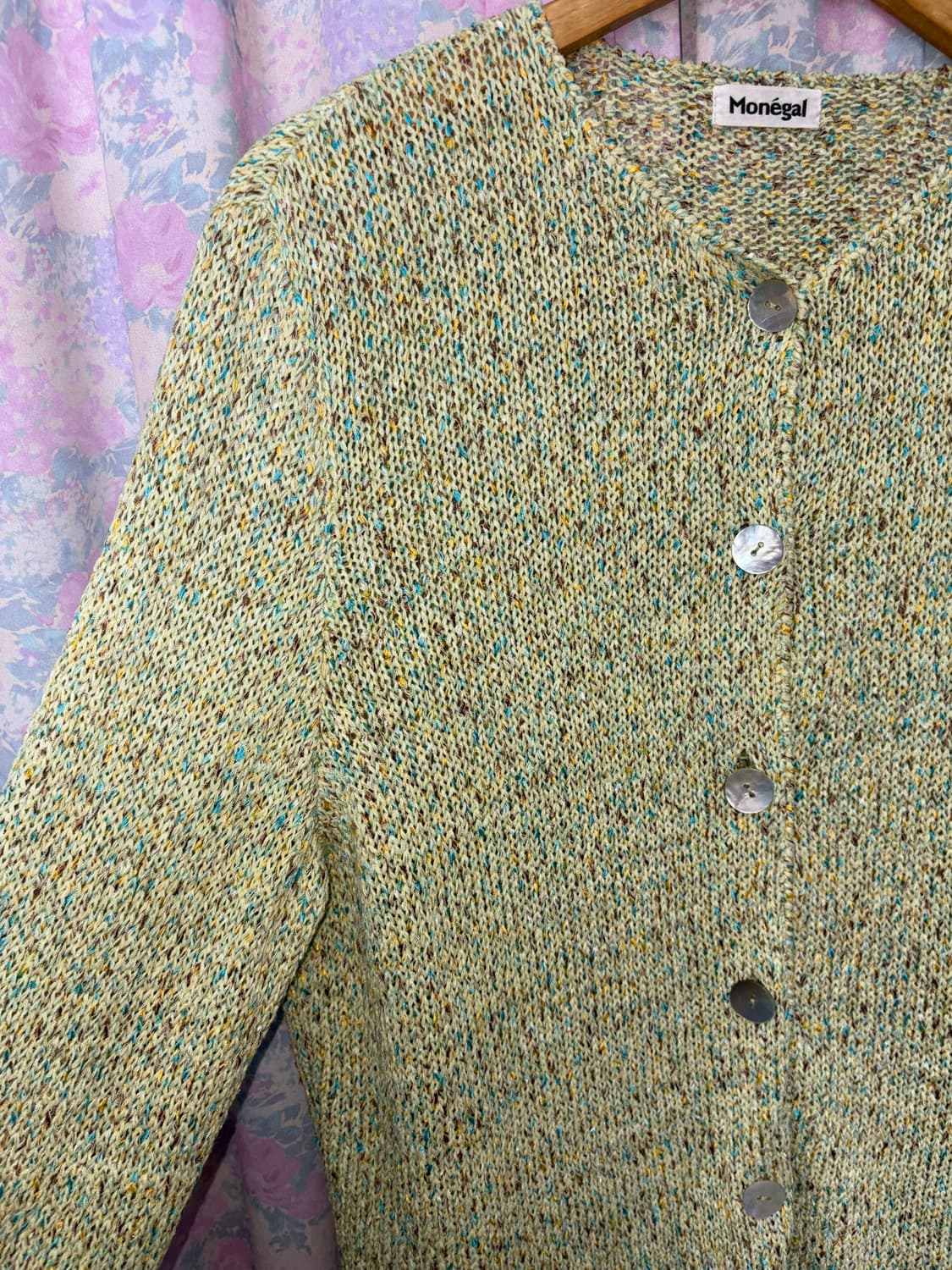 연두 보카시 니트 가디건 상품이미지7