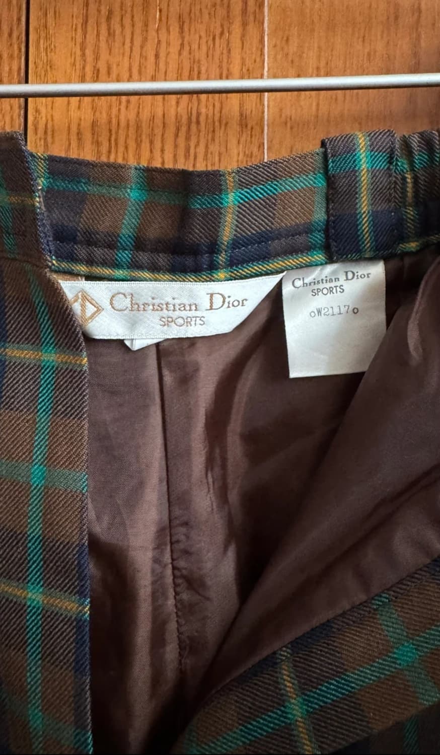 디올 체크 반바지 상품이미지3