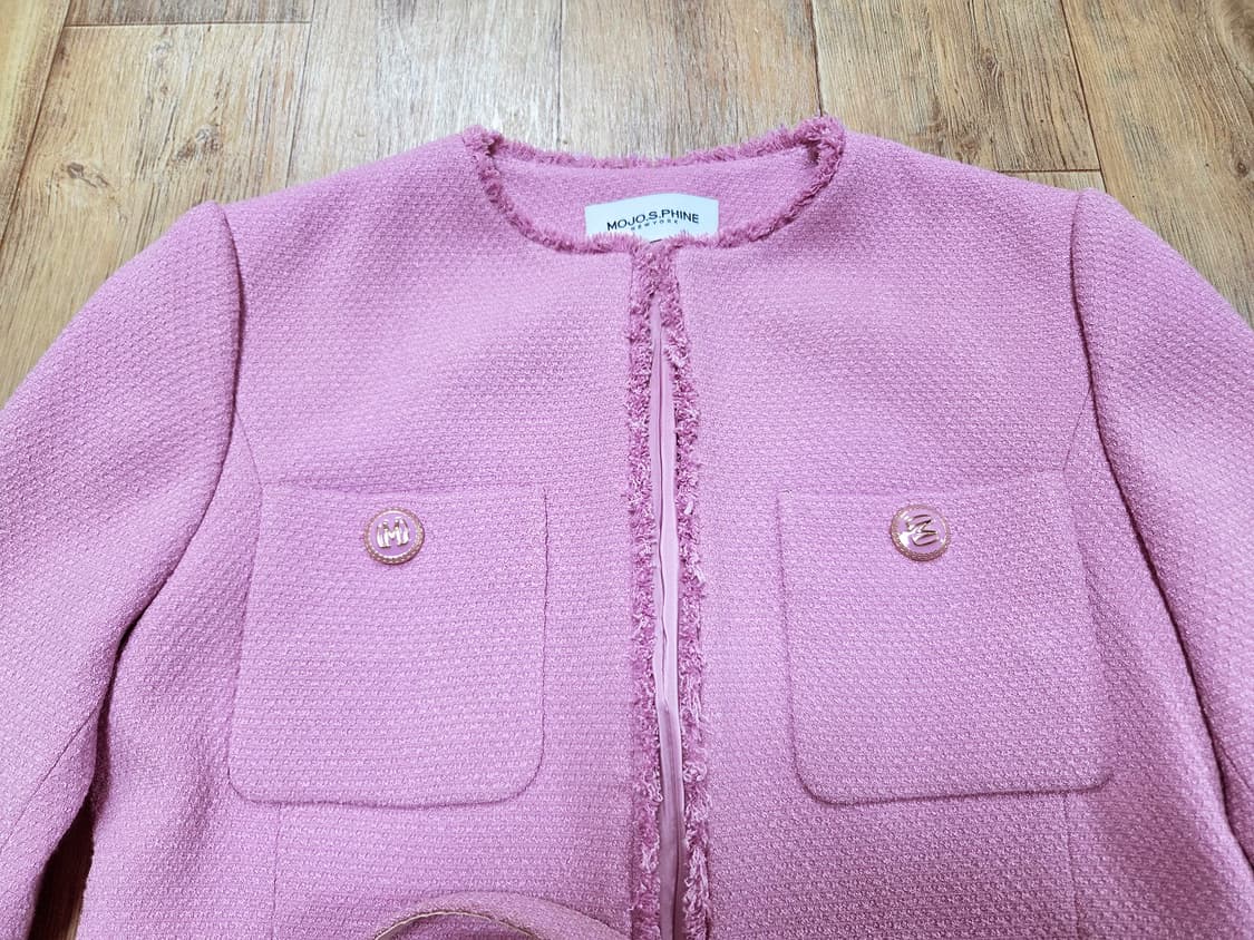 모조에스핀(MOJO.S.PHINE) 벨티드 트위드자켓 55 상품이미지5