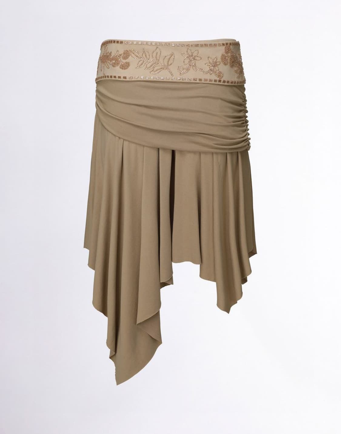 스컬프터 저지 베이지 스커트 L 상품이미지4