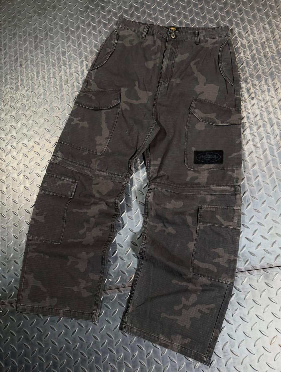 코르테이즈 게릴라즈 컨버터블 카고팬츠 블랙 카모 새상품 상품이미지1