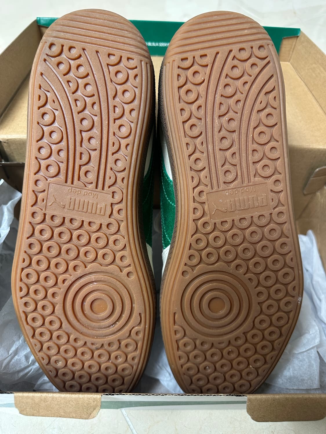 퓨마 팔레모 그린 그린+아이보리 스니커즈 275 상품이미지6