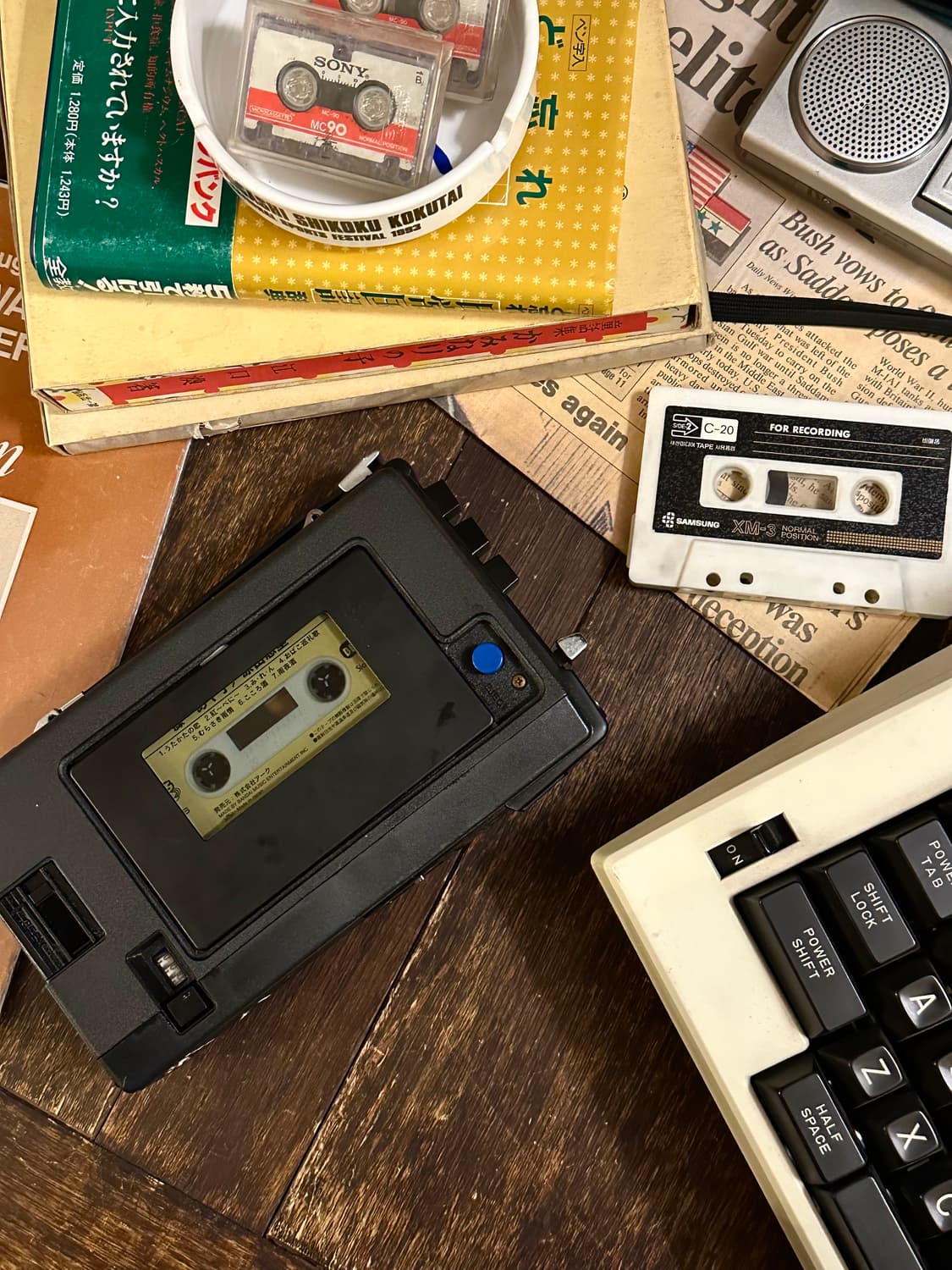 소니 빈티지 휴대용 카세트 플레이어 레코더 상품이미지7