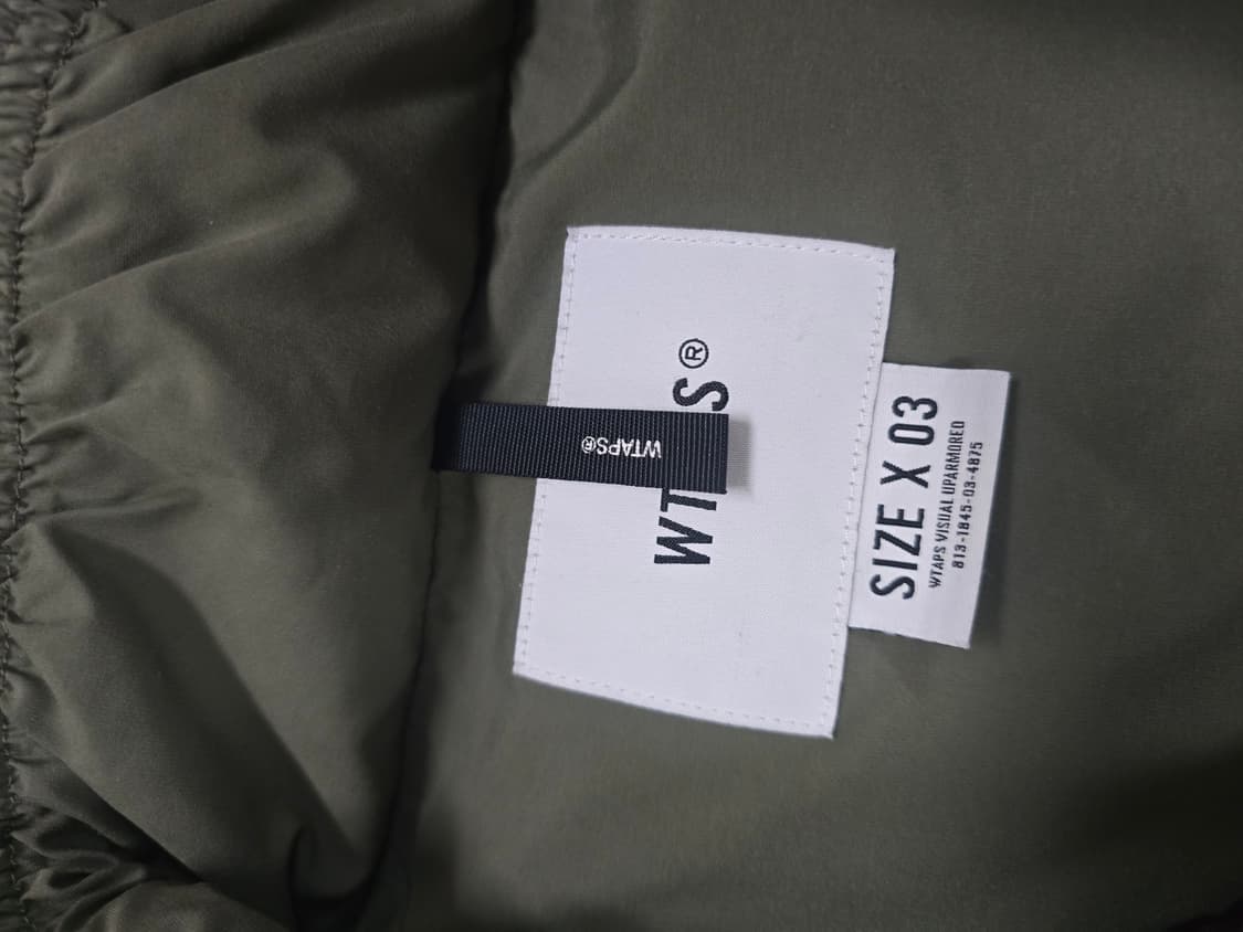 (3) 20AW 더블탭스 wtaps 비부악 파카 패딩 초판 올리브 상품이미지3