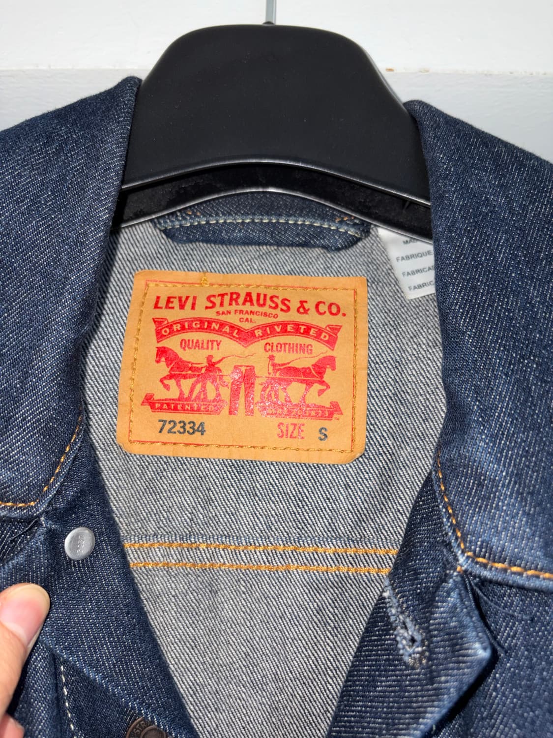 리바이스 타입 3 데님 트러커 자켓 다크 인디고 72334 상품이미지3