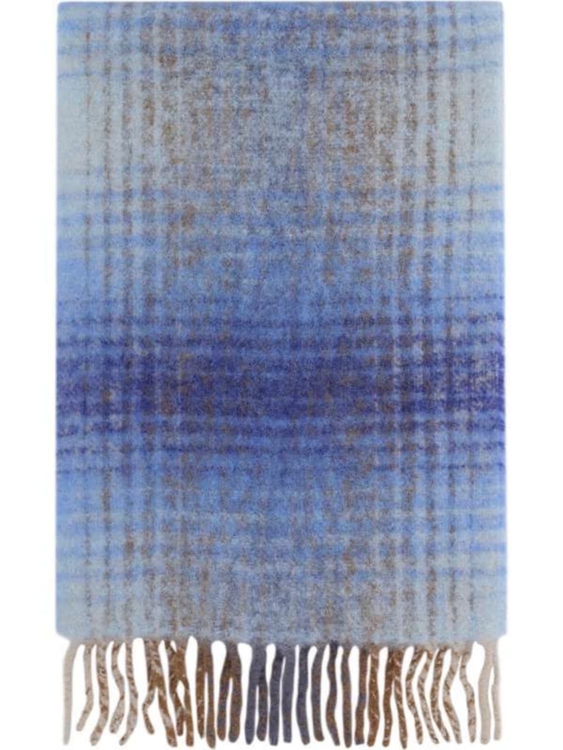 세퍼 sefr 블루 체크 울 머플러 스카프 상품이미지4