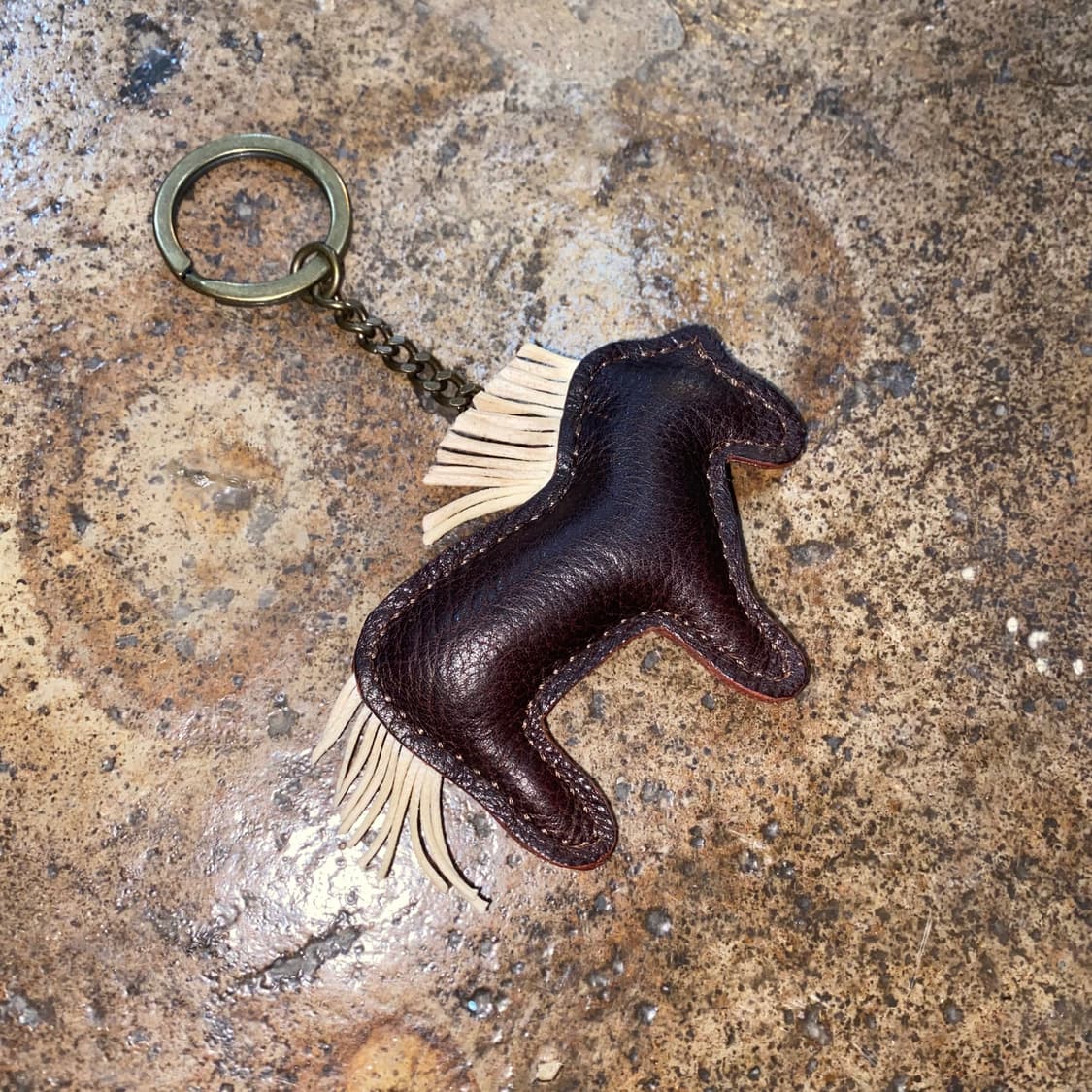 빈티지 가죽 말 키링 상품이미지4