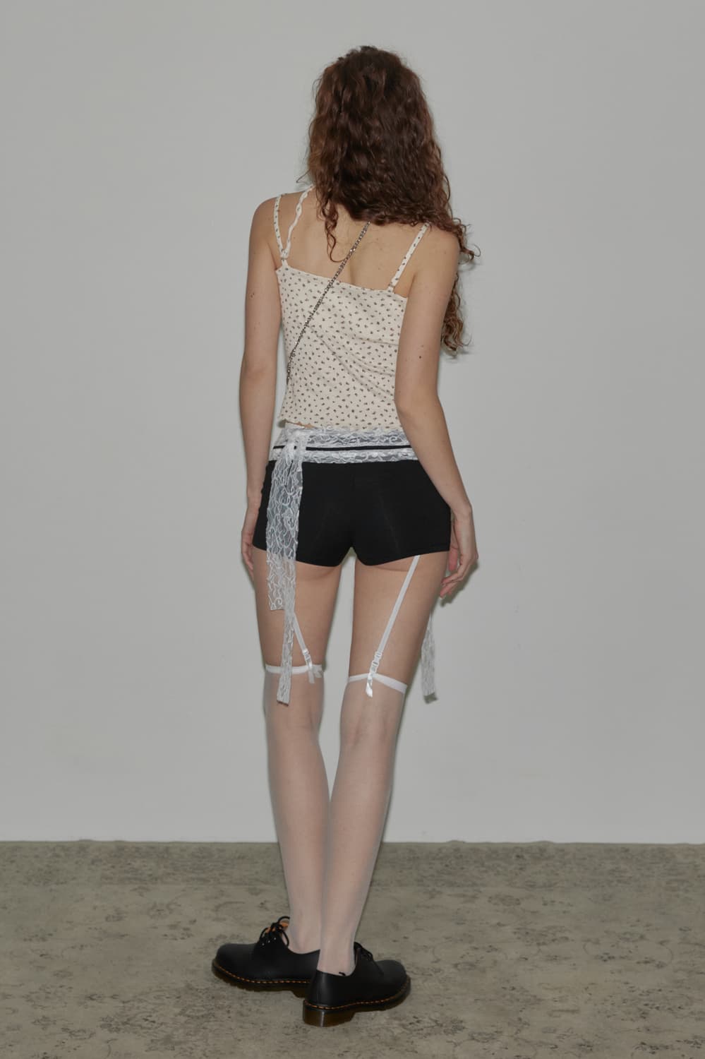 VENECY Floral Scarf Sleeveless Ivory 상품이미지4