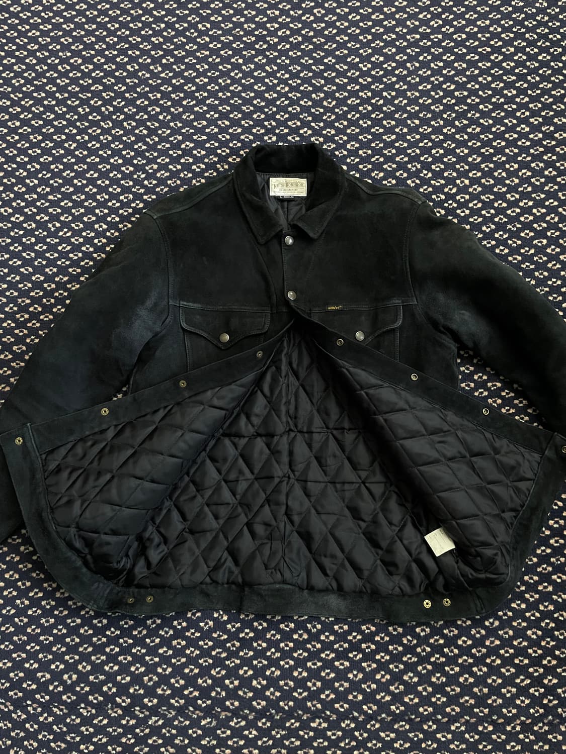 네이버후드 스웨이드 레더자켓 상품이미지8