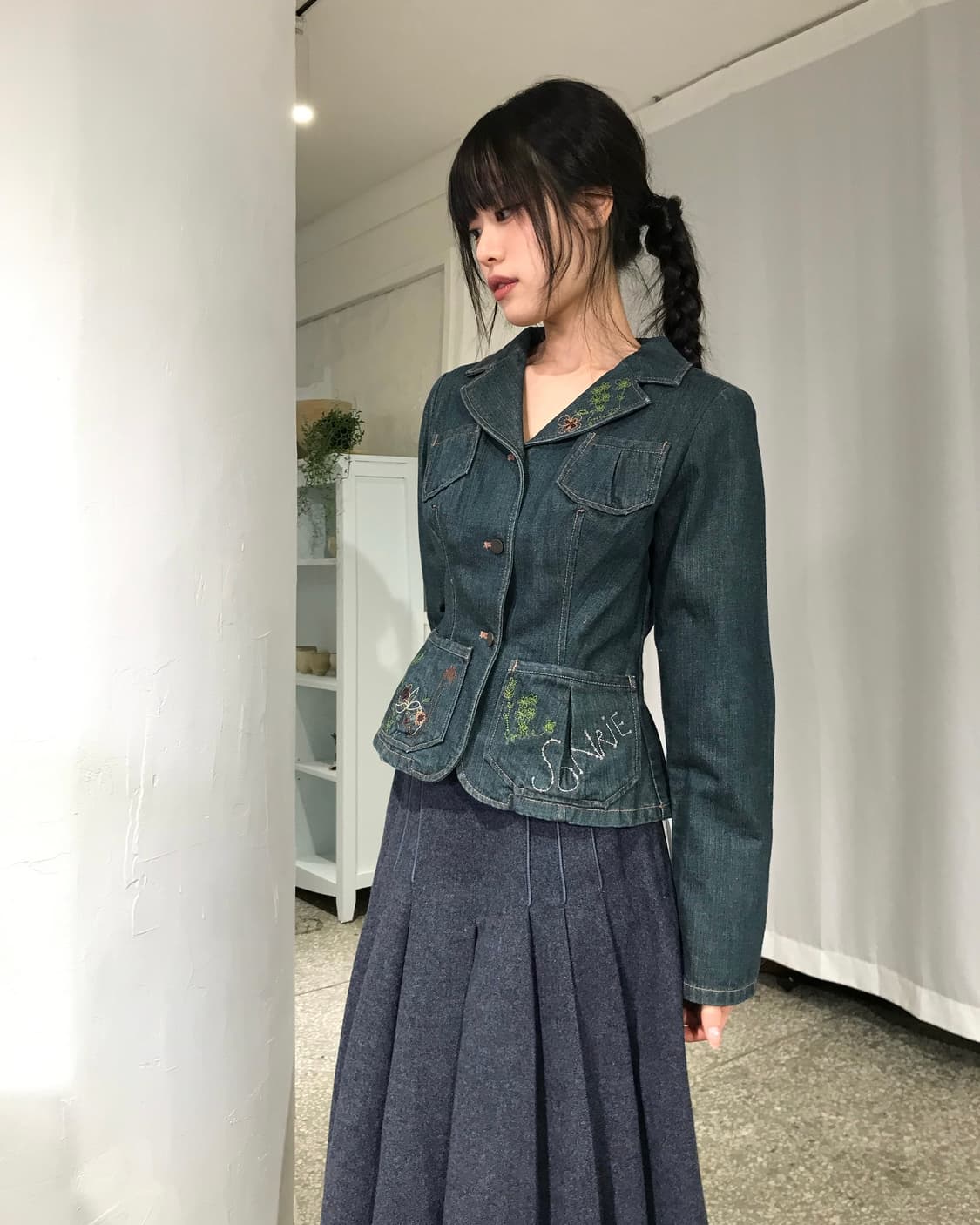 Jocomomola 데님 자켓 상품이미지1