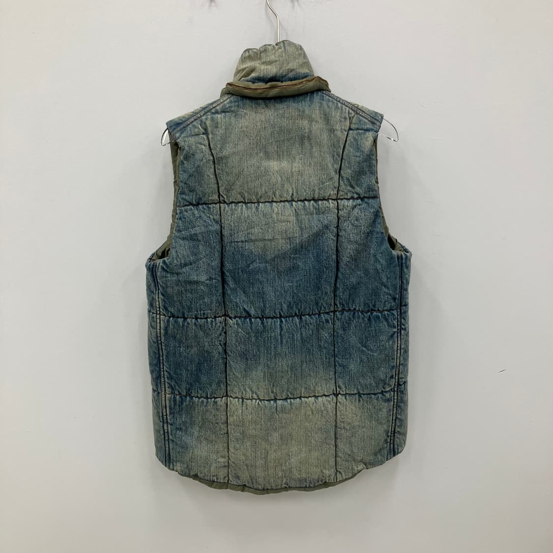 Kolor 컬러 비콘 빈티지 워싱 데님 다운 베스트  상품이미지2