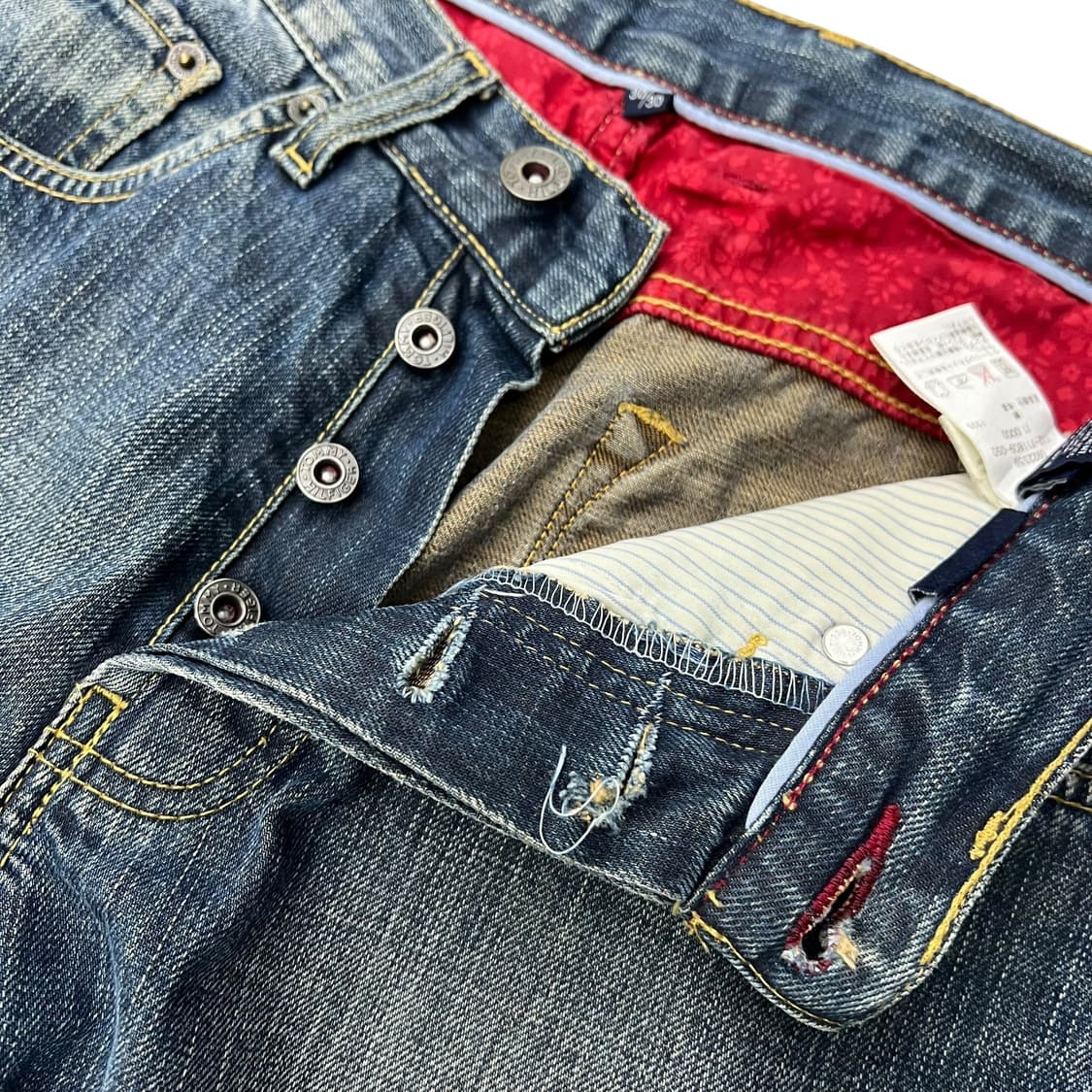 타미힐피거 워싱 데님 롱팬츠 상품이미지5