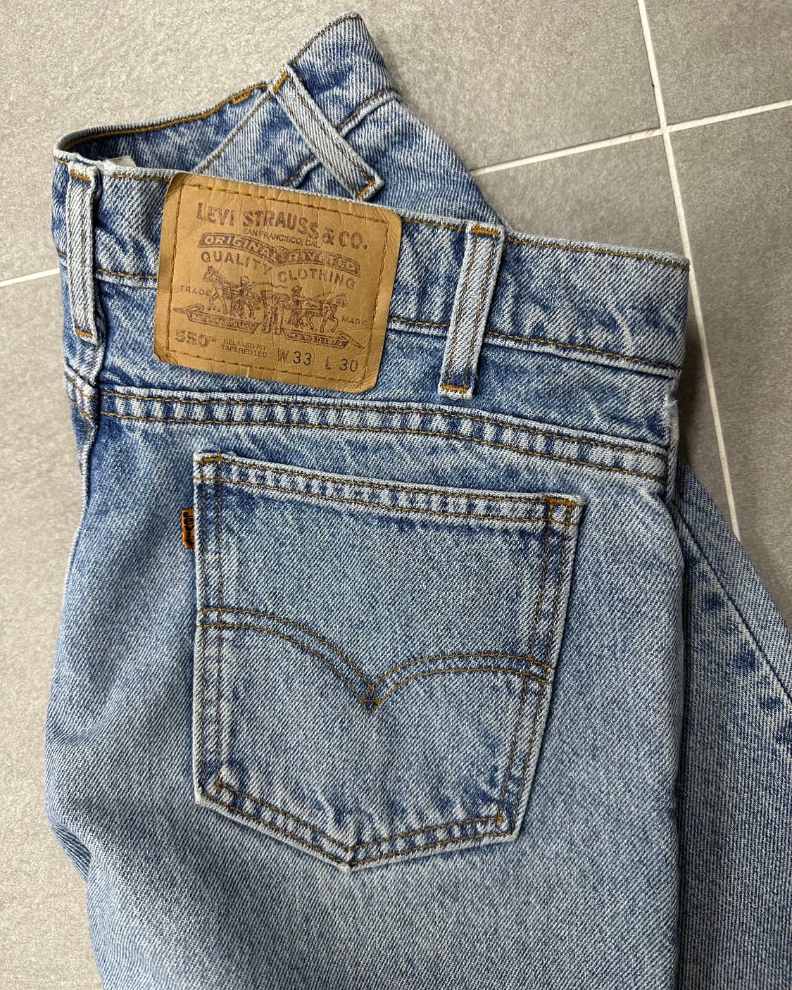 (허단41)90'S 리바이스 550 오렌지탭-M2037 상품이미지5