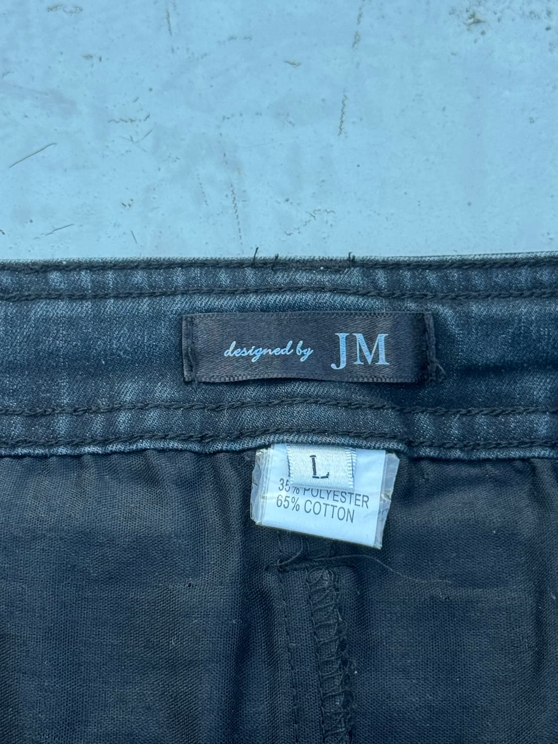 “Jm Glitter Cross Mini Denim Skirt“ 상품이미지4