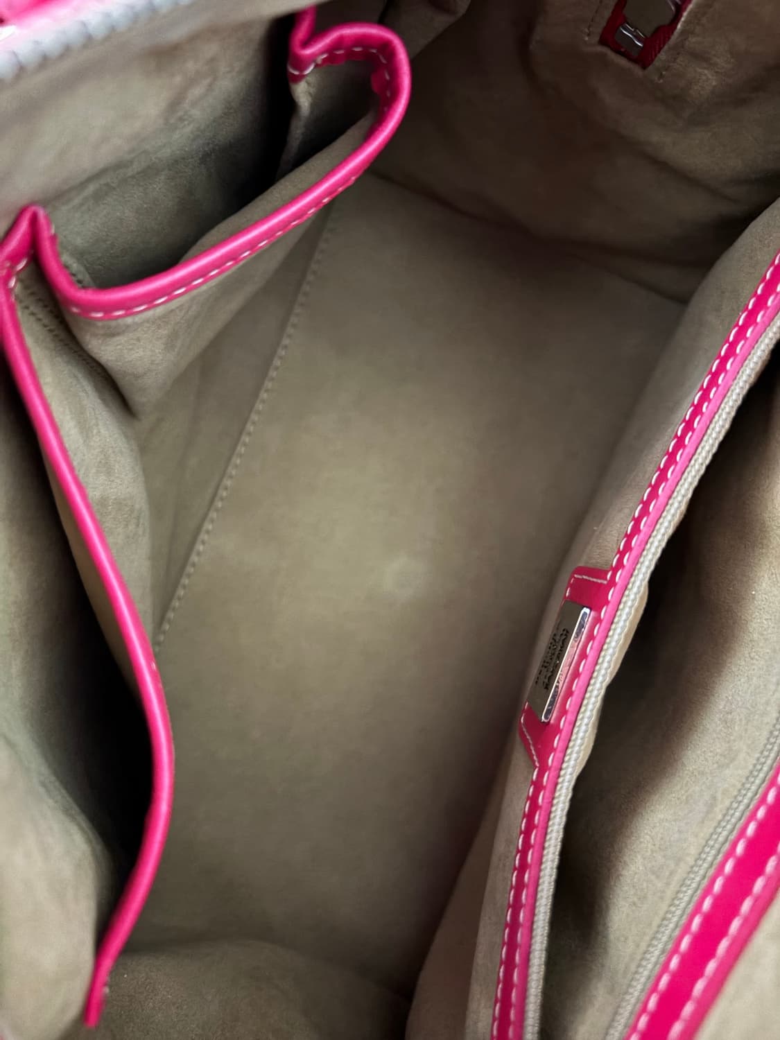 MCM 비세토스 보스턴백 핑크화이트 컬렉션 한정판라인 상품이미지6