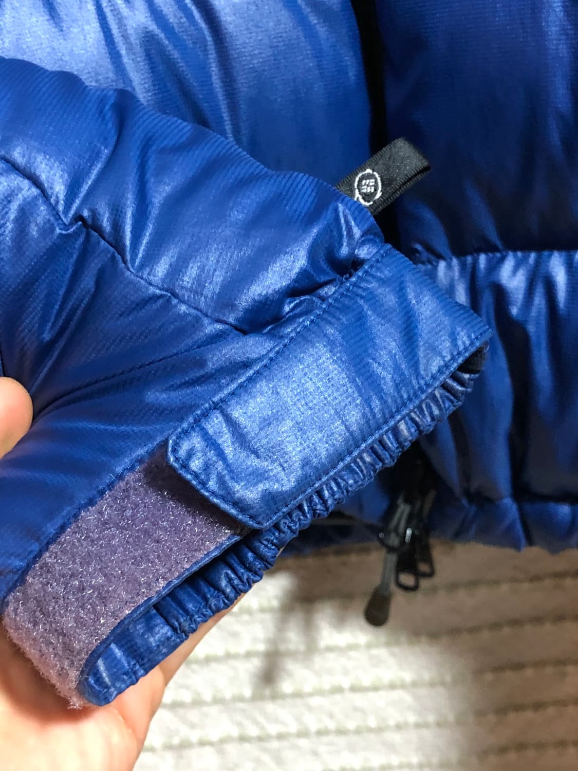 컬럼비아 티타늄 블루 구스 다운 경량 패딩 거위털 몽벨 맛 상품이미지5