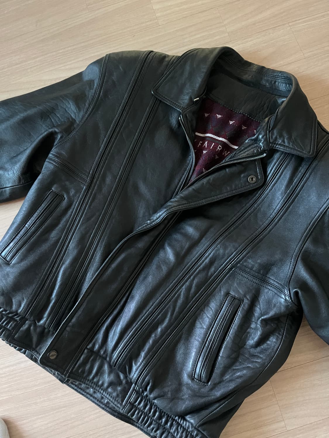 빈티지 레더자켓 상품이미지1