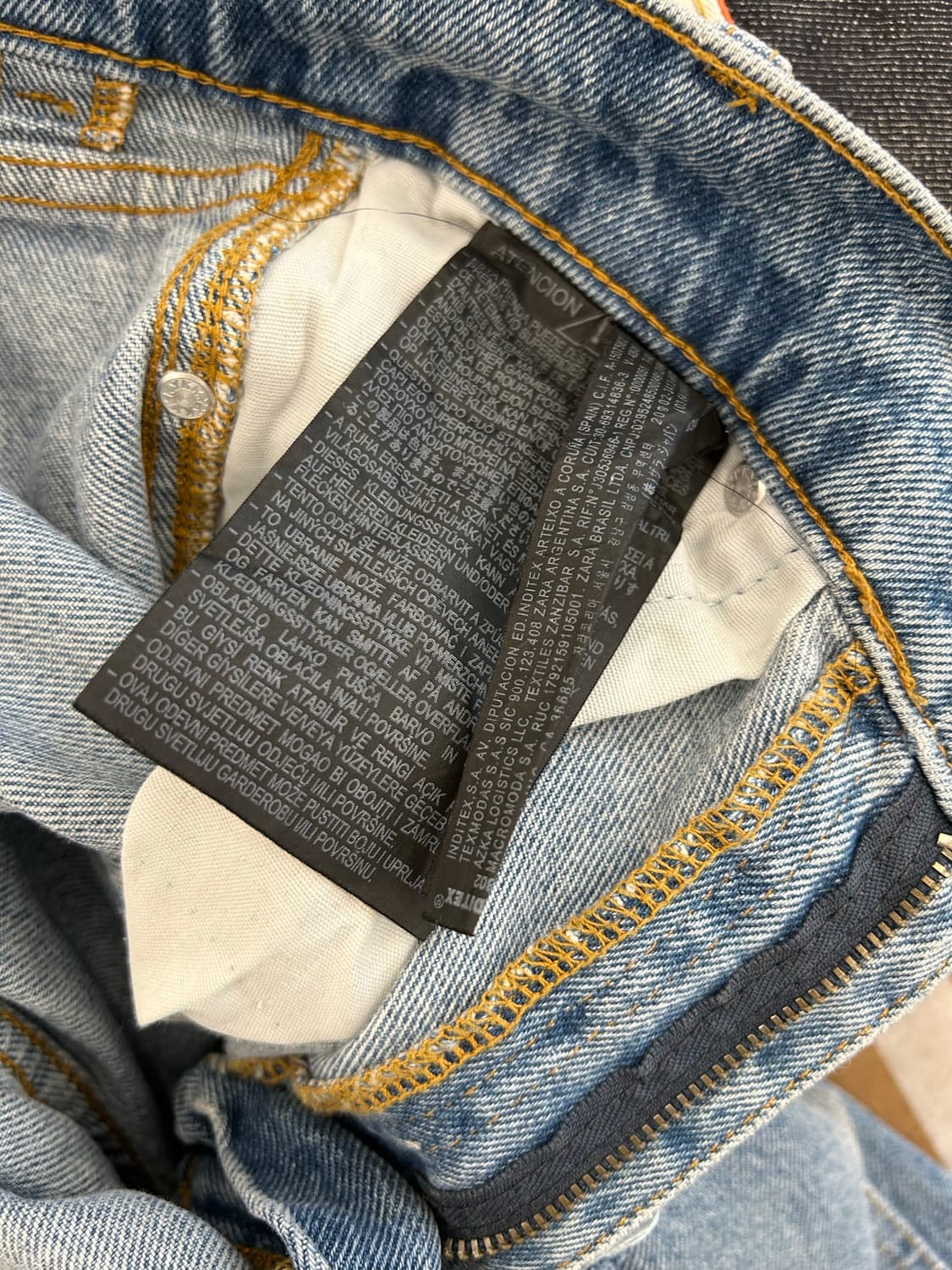 자라 × 아더에러 디스트로이드 데님 팬츠 상품이미지4