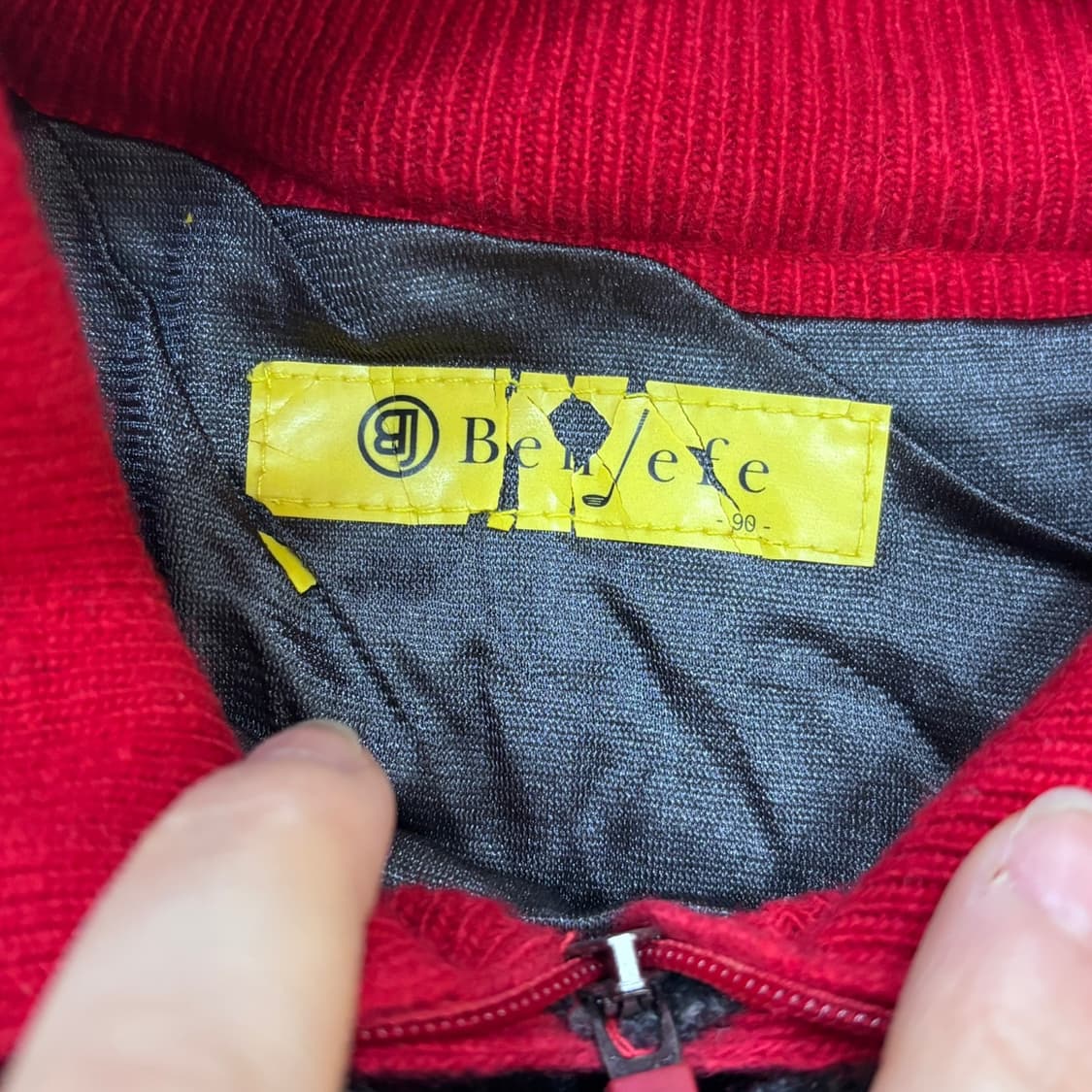 90 벤제프 골프 니트 하프 집업 0320E 상품이미지3