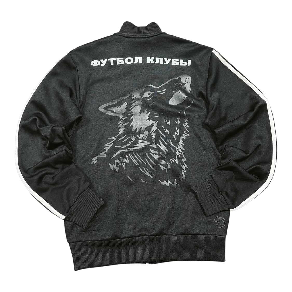 ✨ (바배) 아디다스 카이사르 울프 빅로고 블랙 트랙탑 져지 상품이미지1