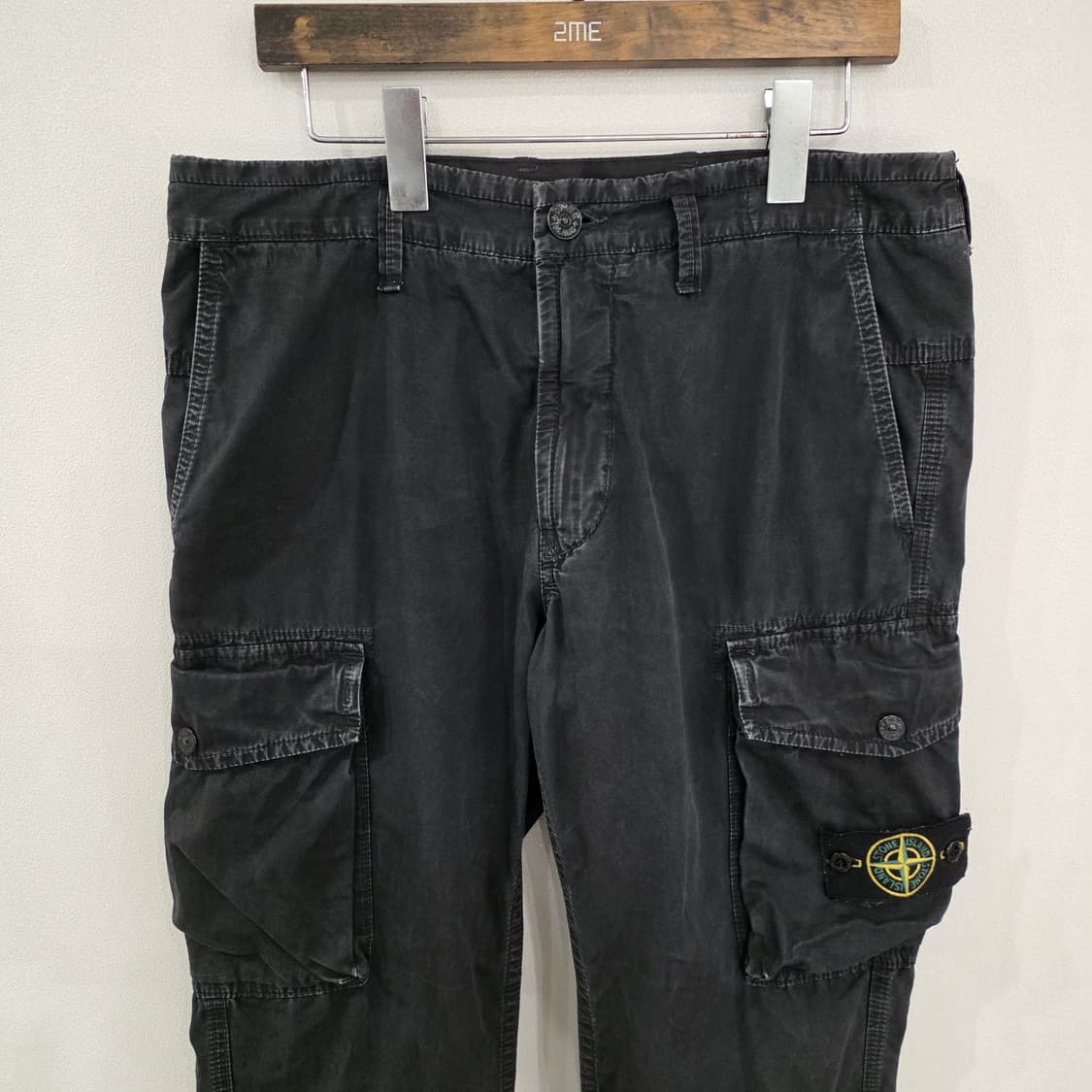 스톤아일랜드 블랙 카고 팬츠 31 상품이미지3