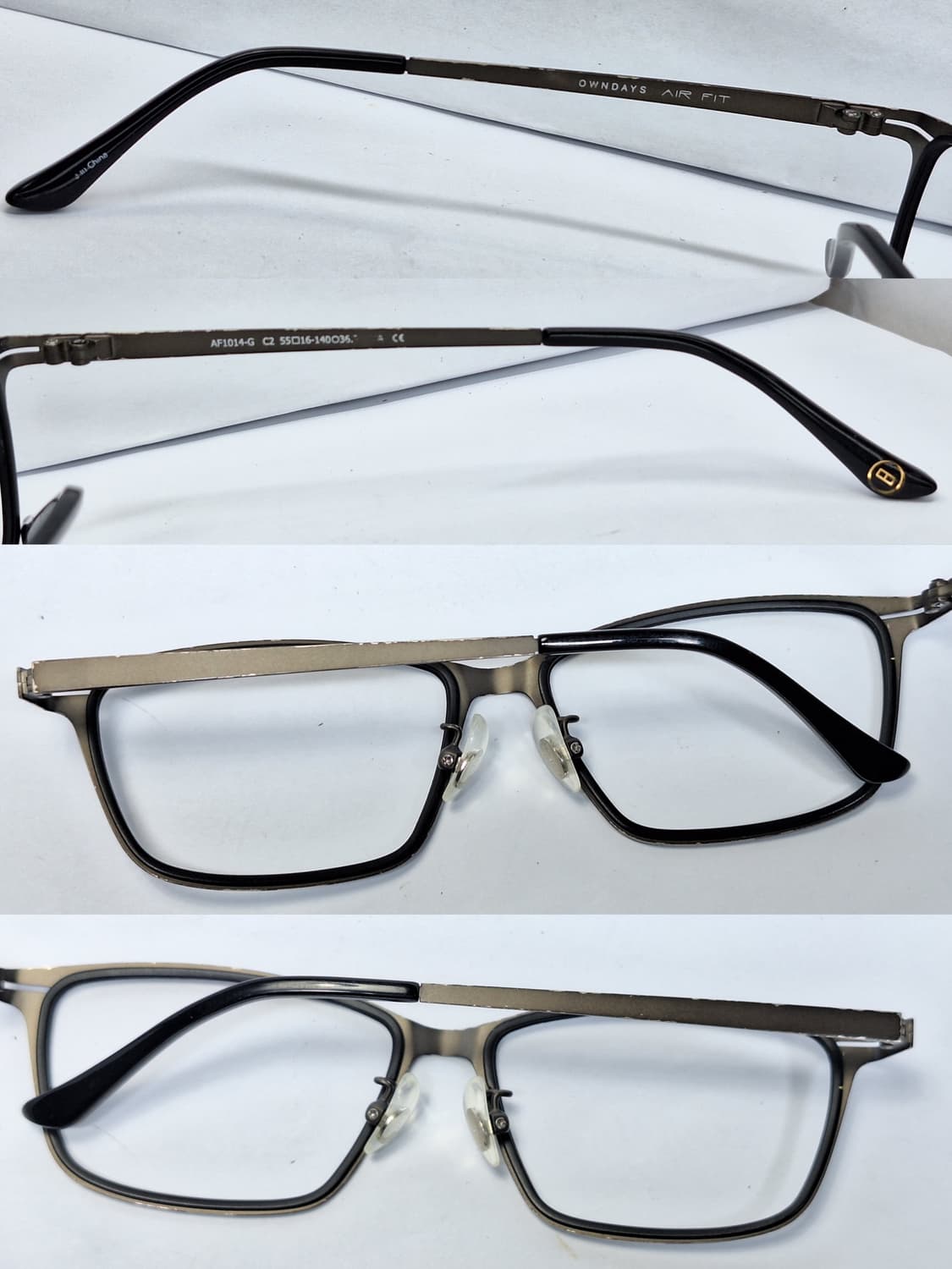 OWNDAYS 온데이즈 AIR FiT 에어핏 AF1014-G 웰링턴 안경 상품이미지4