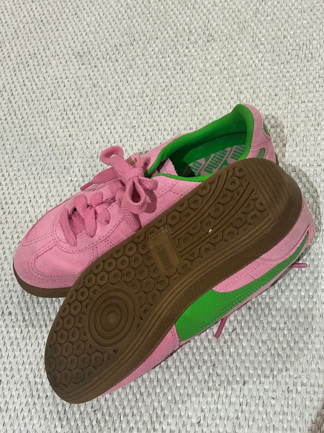 퓨마 팔레르모 스페셜 핑크그린 235 상품이미지3