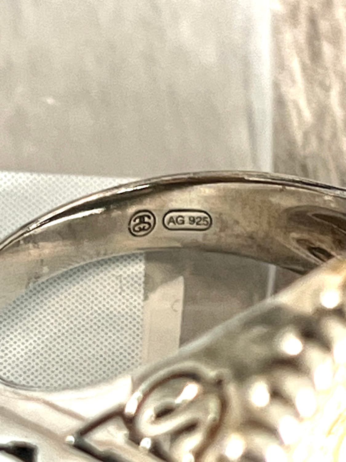 정품 중고 스투시 소버린 링 us9 19호 상품이미지6