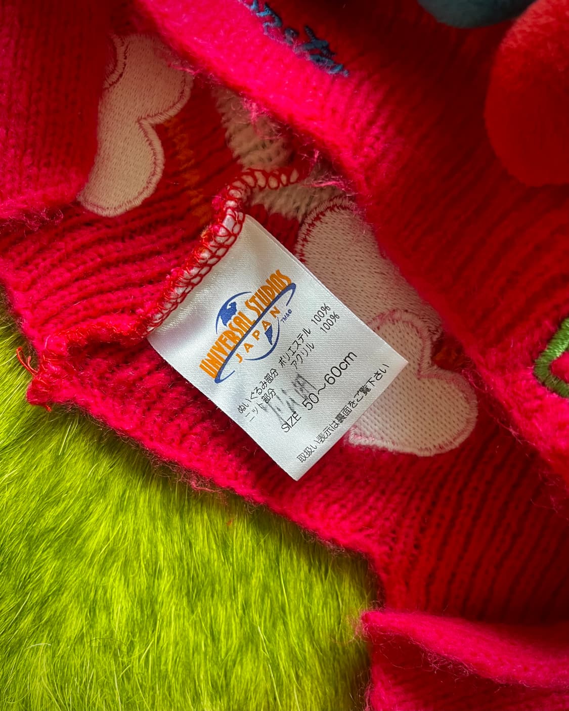 Old UNIVERSAL STUDIOS 3D Elmo Beanie 상품이미지9