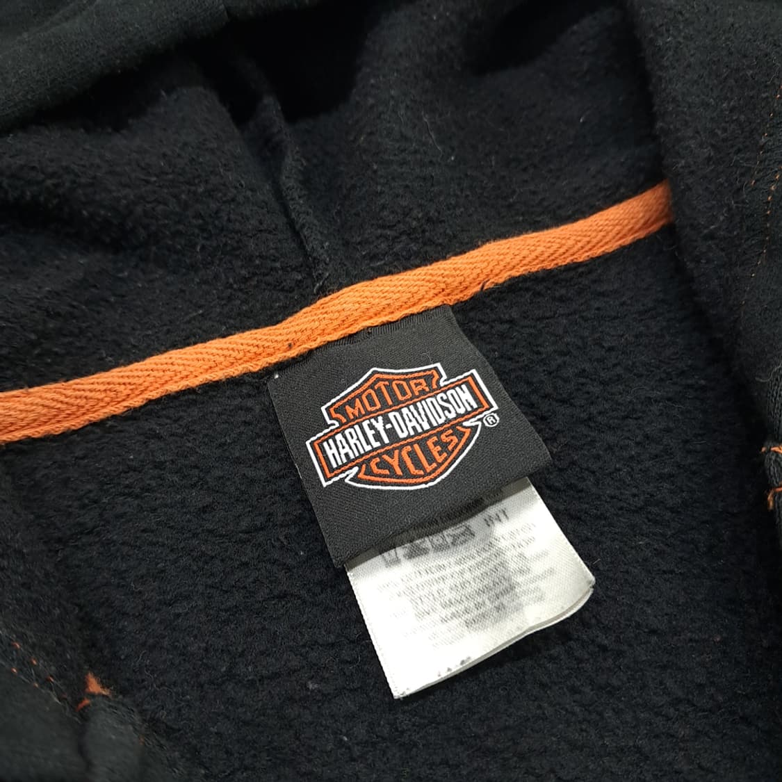 CN770 L 할리데이비슨 메디슨햇 알버타 한정판 기모 후드 블랙 상품이미지4