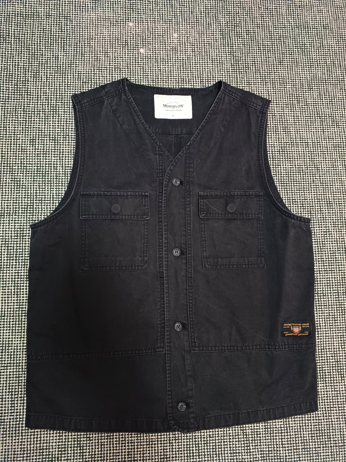 MONOFLOW 블랙 워크 베스트 상품이미지1