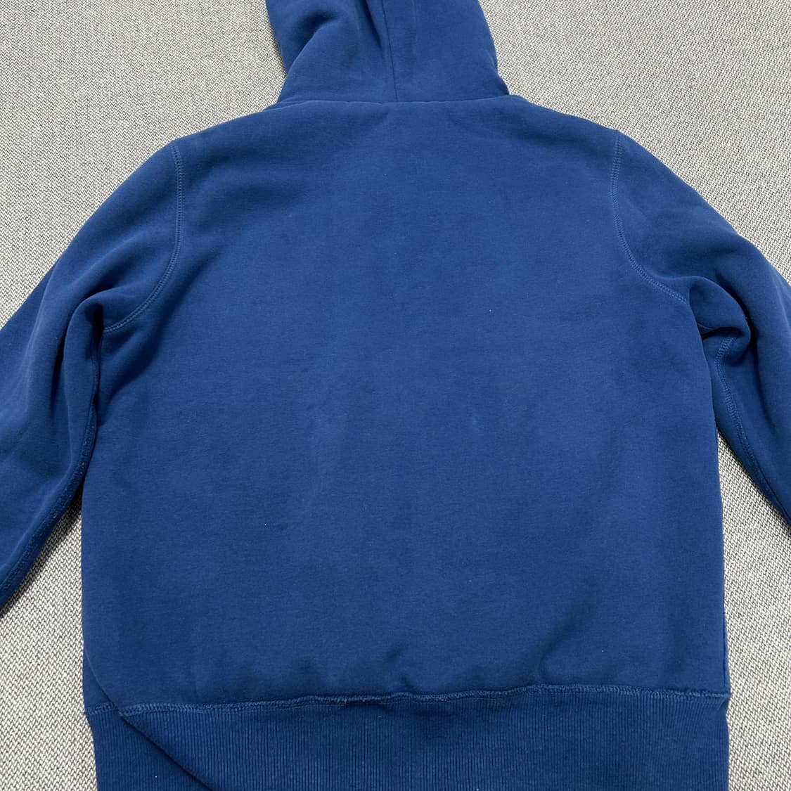 아베크롬비 블루 양털 후드집업(M) 상품이미지5