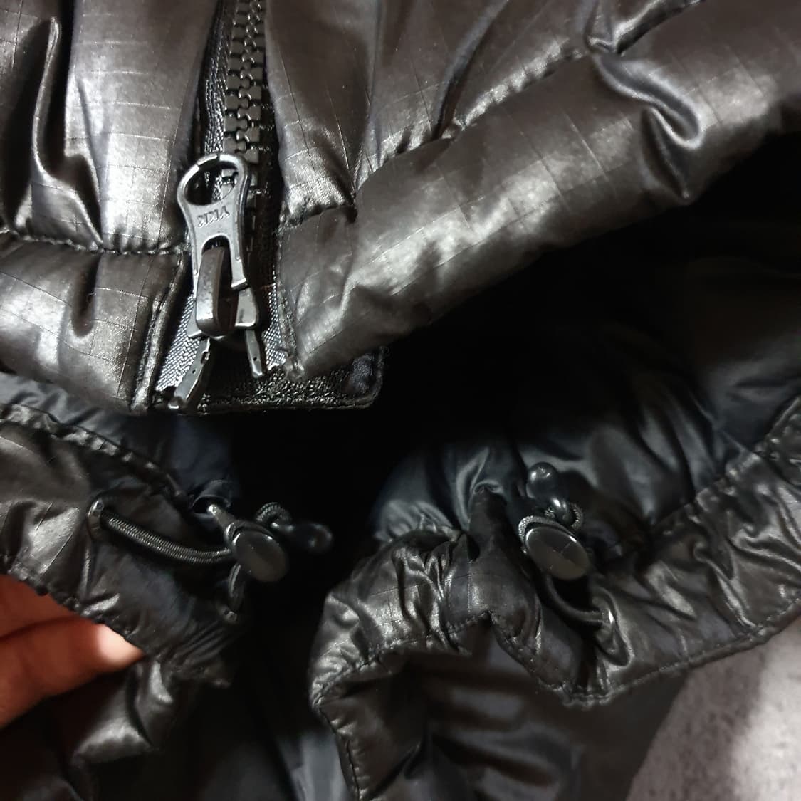 S 90 노스페이스 화이트라벨 노벨티 눕시 패딩 블랙 상품이미지7