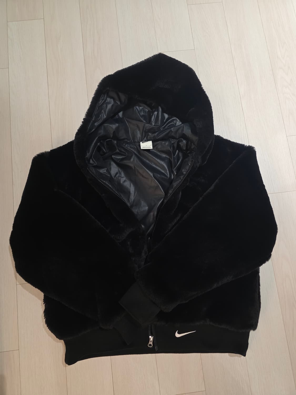 나이키 스우시 퍼 후드집업 L 상품이미지2