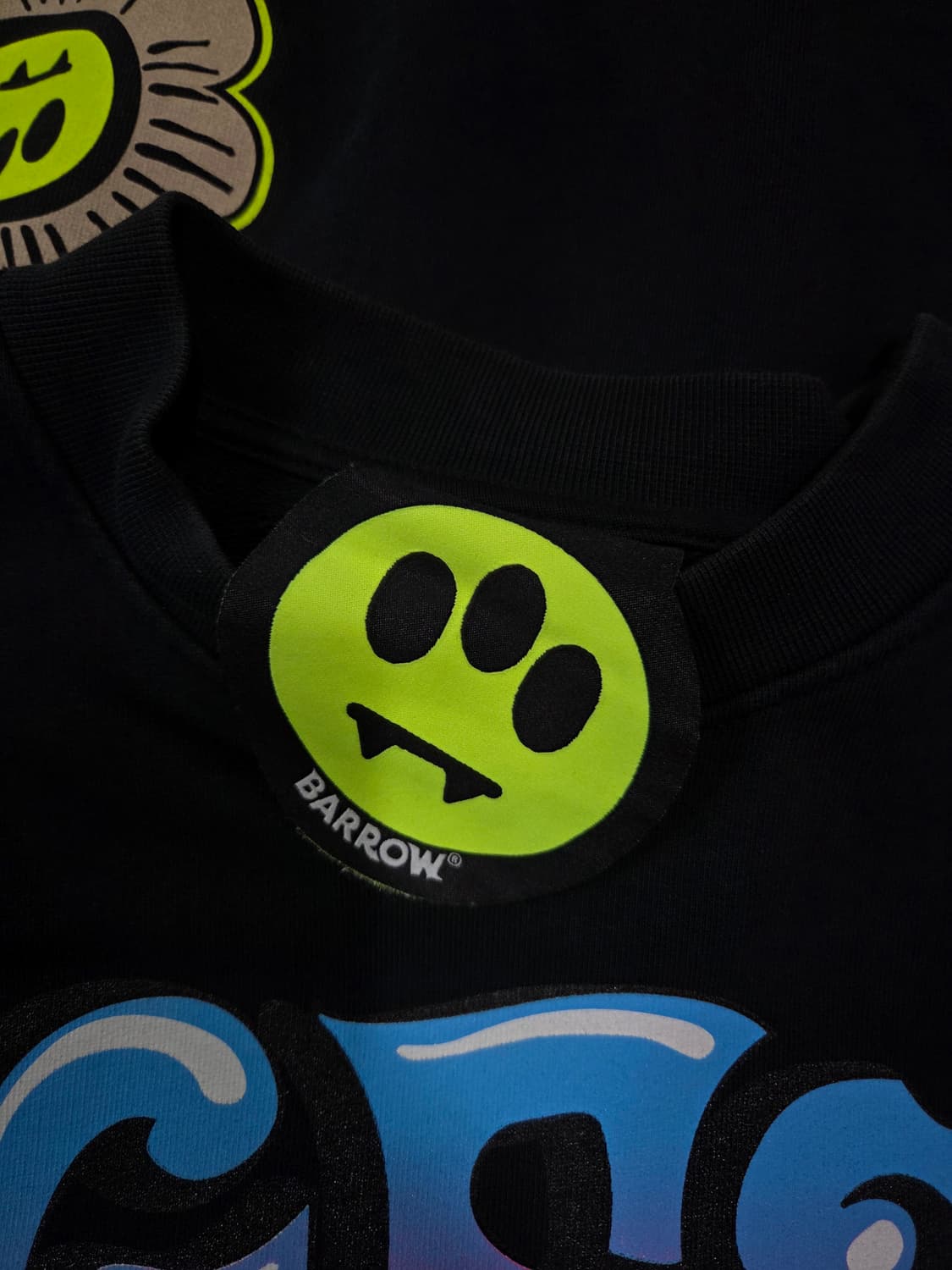 BARROW 블랙 프린트 맨투맨 티셔츠 상품이미지9