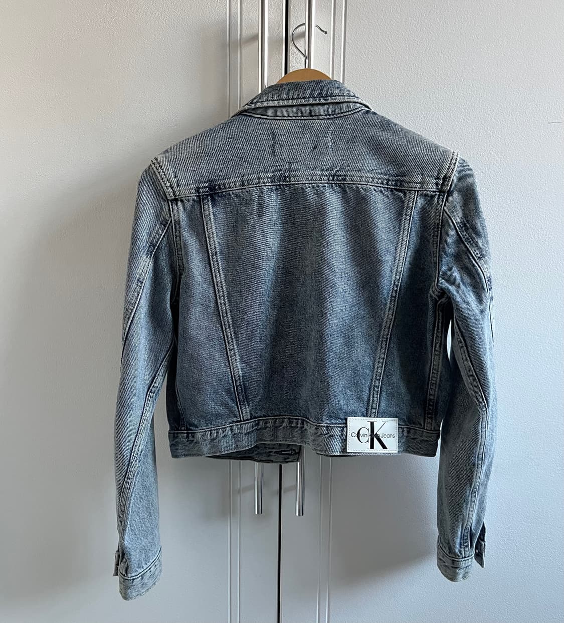 Ck 켈빈클라인 제니 크롭 데님 자켓 상품이미지4
