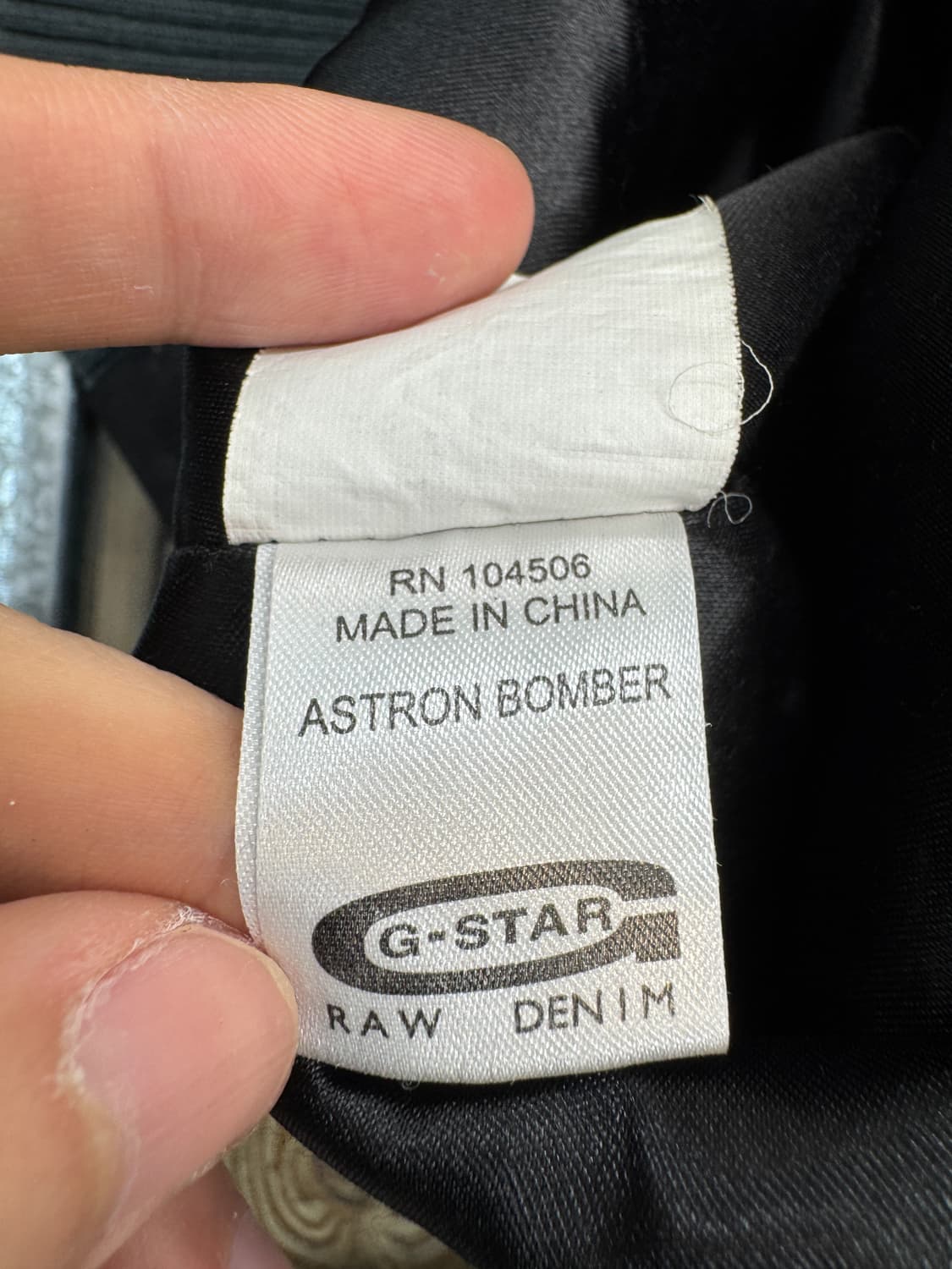 지스타로우 코듀로이 봄버 자켓 상품이미지7