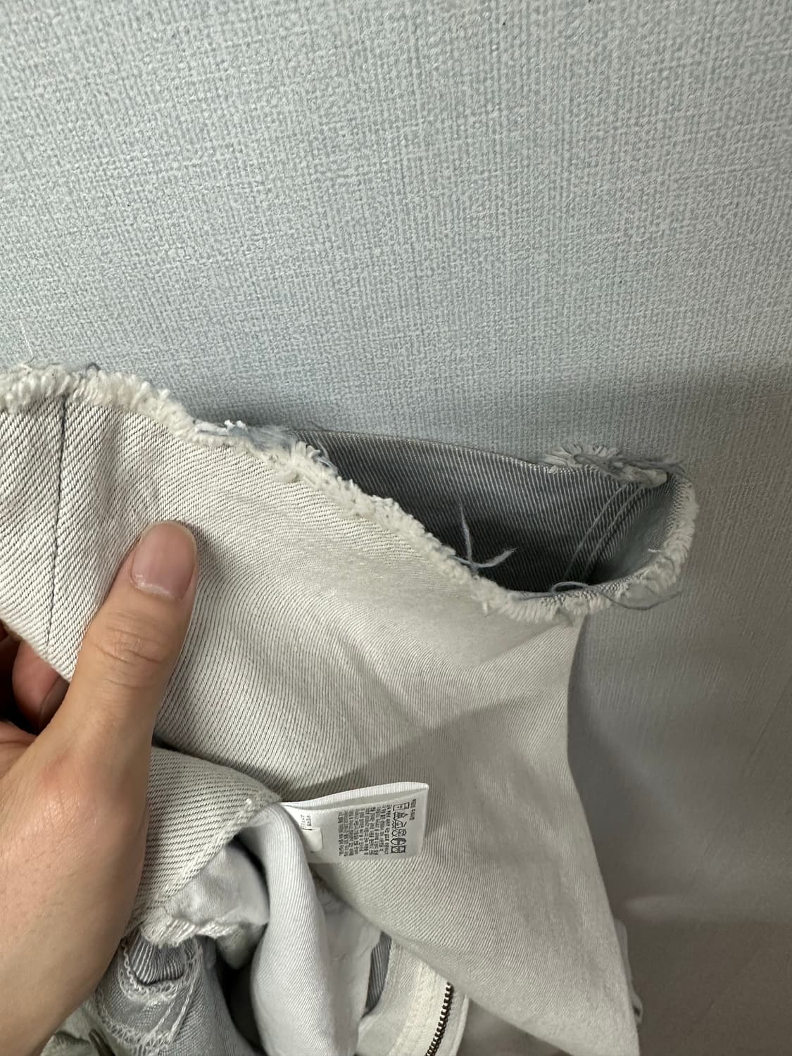 유니클로 흰 청바지 상품이미지5