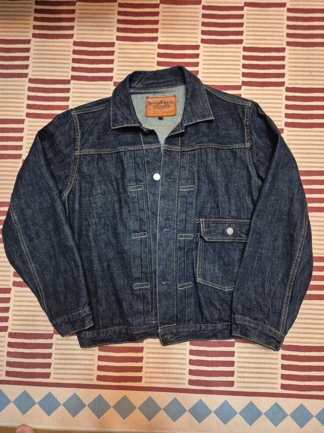 Schott 데님자켓 타입1 L사이즈 판매합니다. 상품이미지1