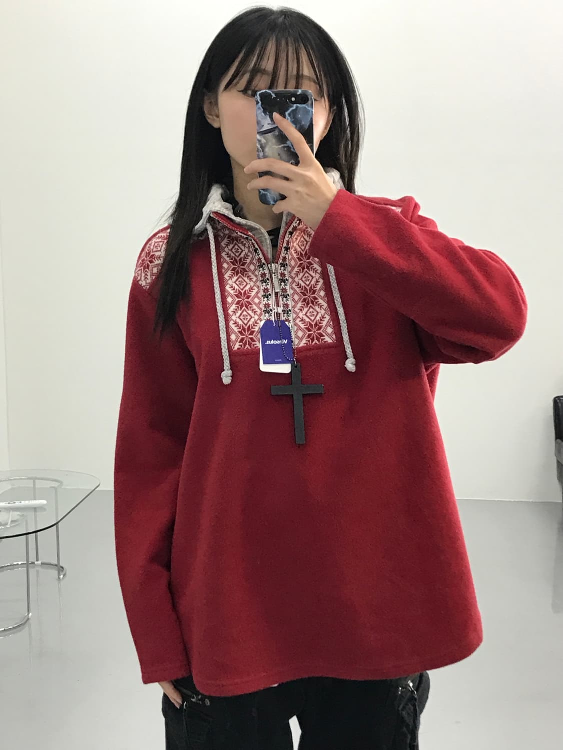 LL Bean Women's Fleece Pullover 상품이미지1