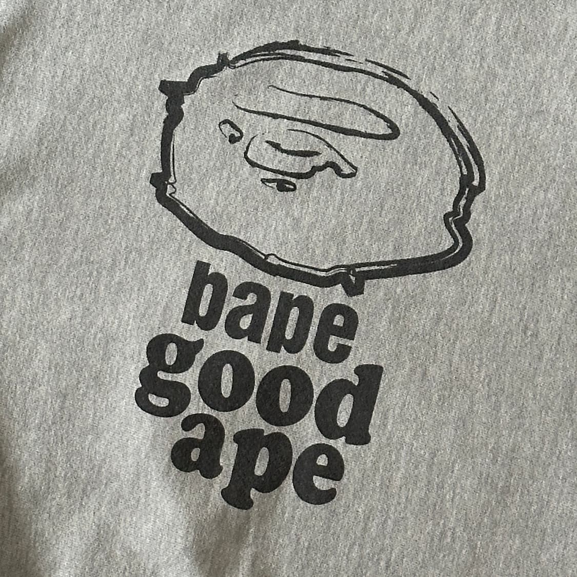 베이프 챔피온 리버스위브 크루넥 프린팅 스웻셔츠 그레이 색상 M 사이즈 상품이미지7