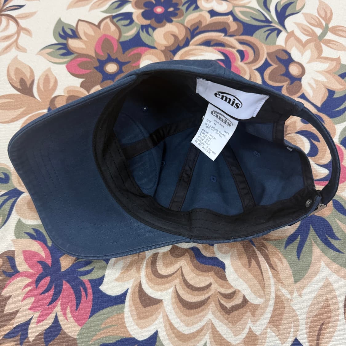 이미스 Emis 베이직 로고 볼캡(네이비) 상품이미지5