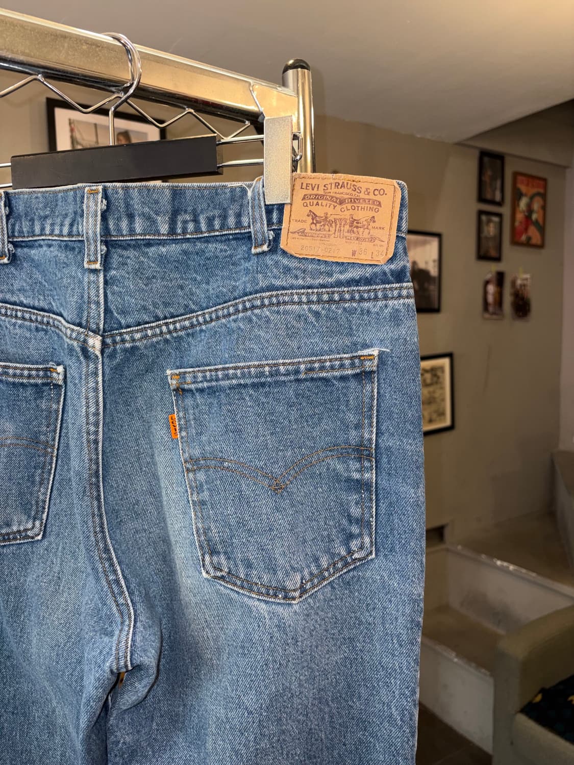 80’s Levi’s 517 USA flare denim pants  상품이미지8