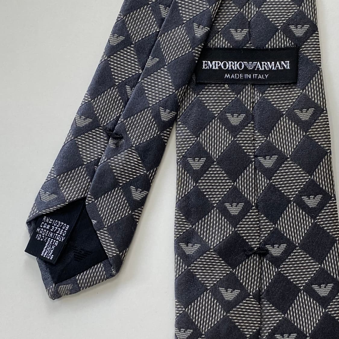 엠포리오 알마니 모노그램 넥타이(ARMANI) 정품 명품7.3cm 상품이미지6