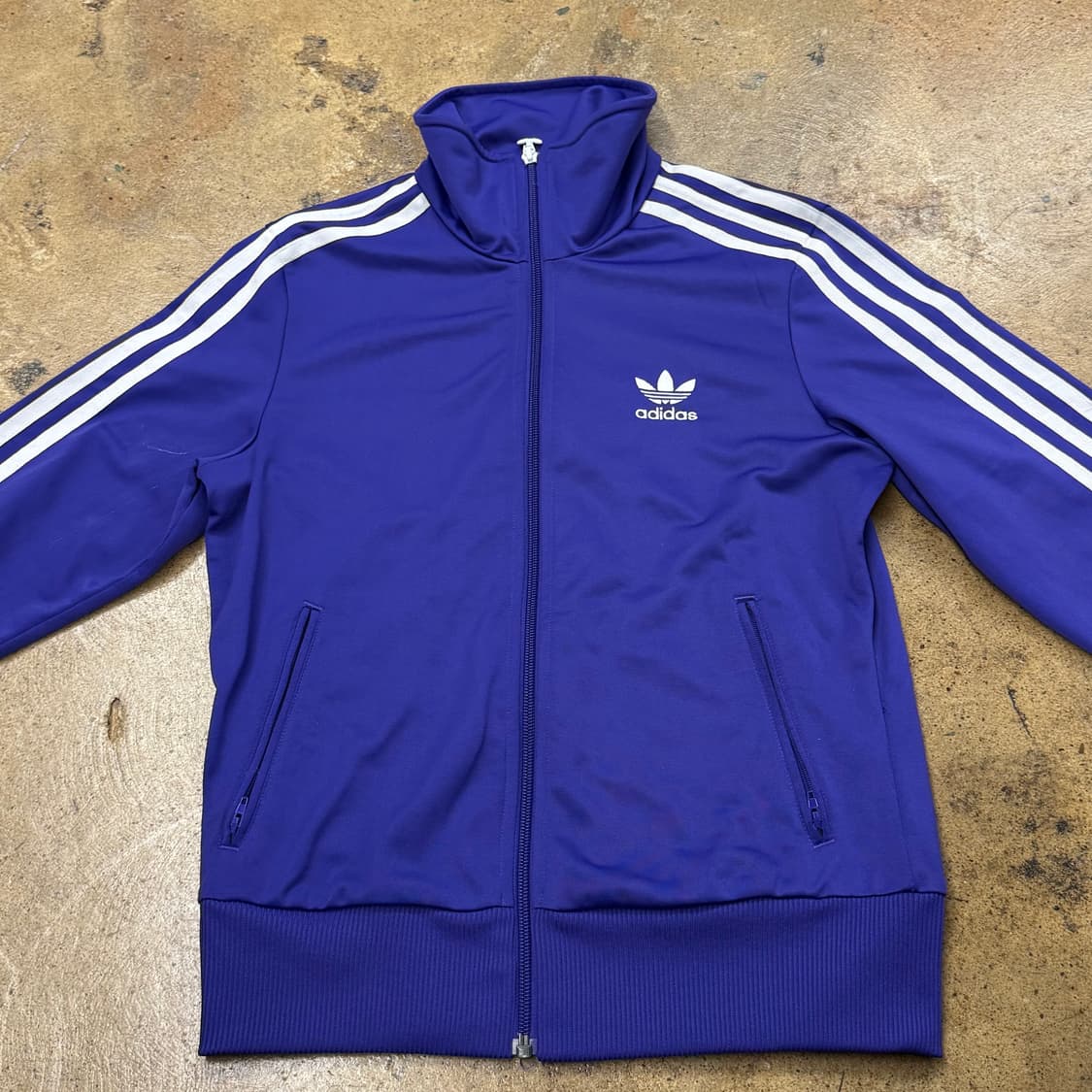 [정품/90] 아디다스 삼선 트랙탑 퍼플 져지 b18 상품이미지3
