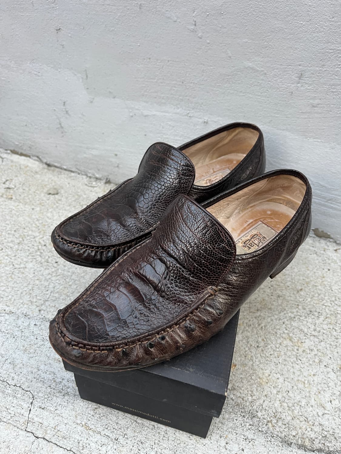 메즐란(mezlan)오스트리치 로퍼 상품이미지3