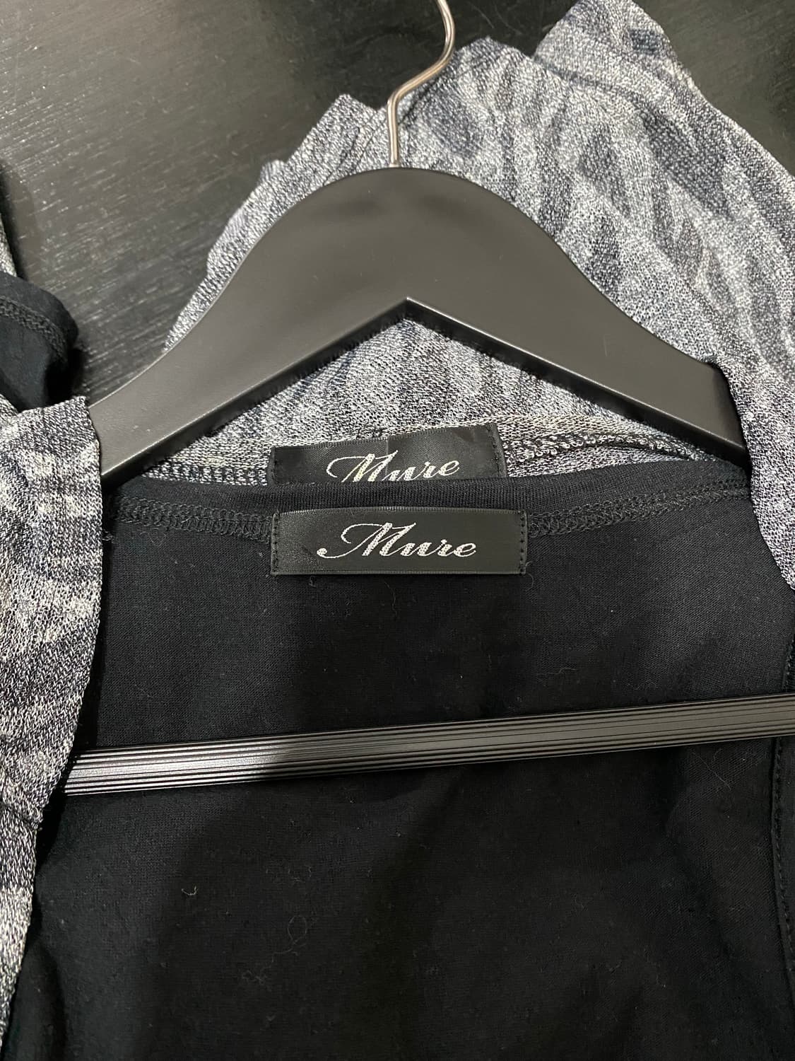 Mure 지브라 레이어드 후드 베스트 상품이미지5