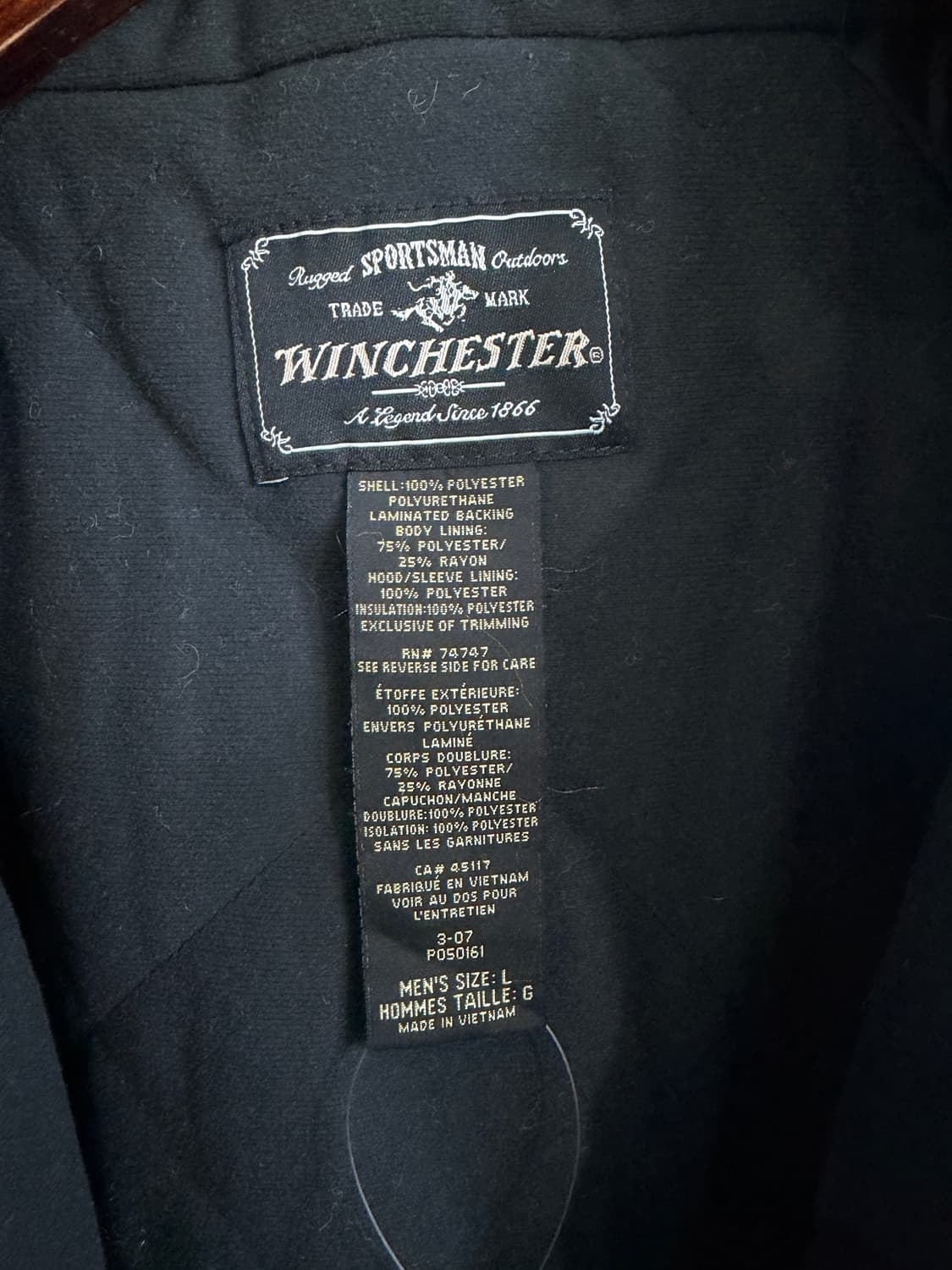 윈체스터 러기드 리얼 트리 패딩 자켓 상품이미지6