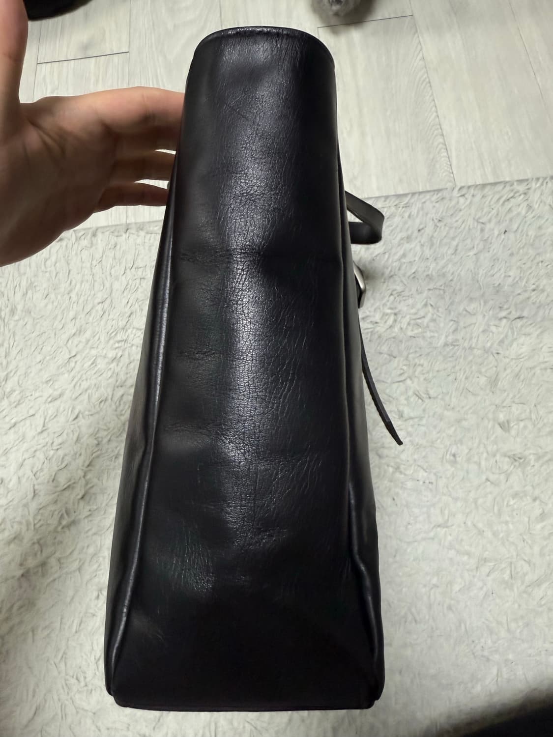 (OS)요지야마모토 레더 토트백 보스턴백 상품이미지4